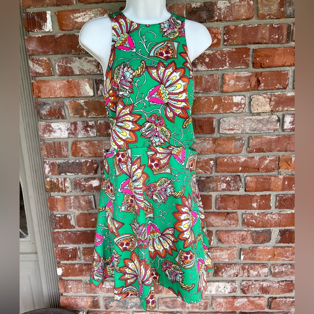 GB green midi dress size L